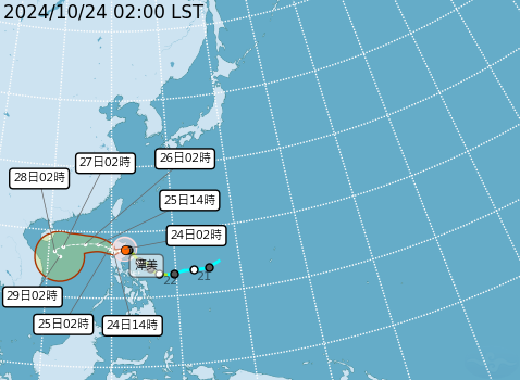 颱風路徑圖