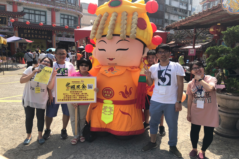 △行動媽祖老街祈福