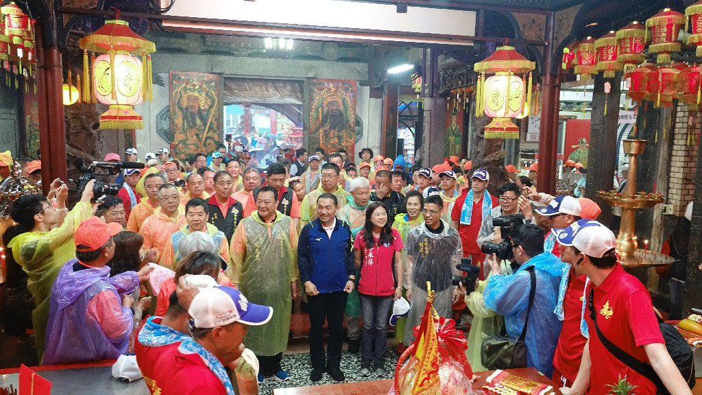 △108年信眾一同共襄盛舉陪金包里二媽回娘家，祈求媽祖保佑平安
