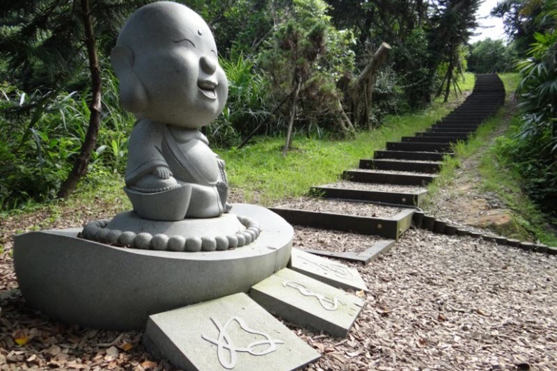 △每天爬好運道有祝身體健康好運連連/黃文權先生拍攝