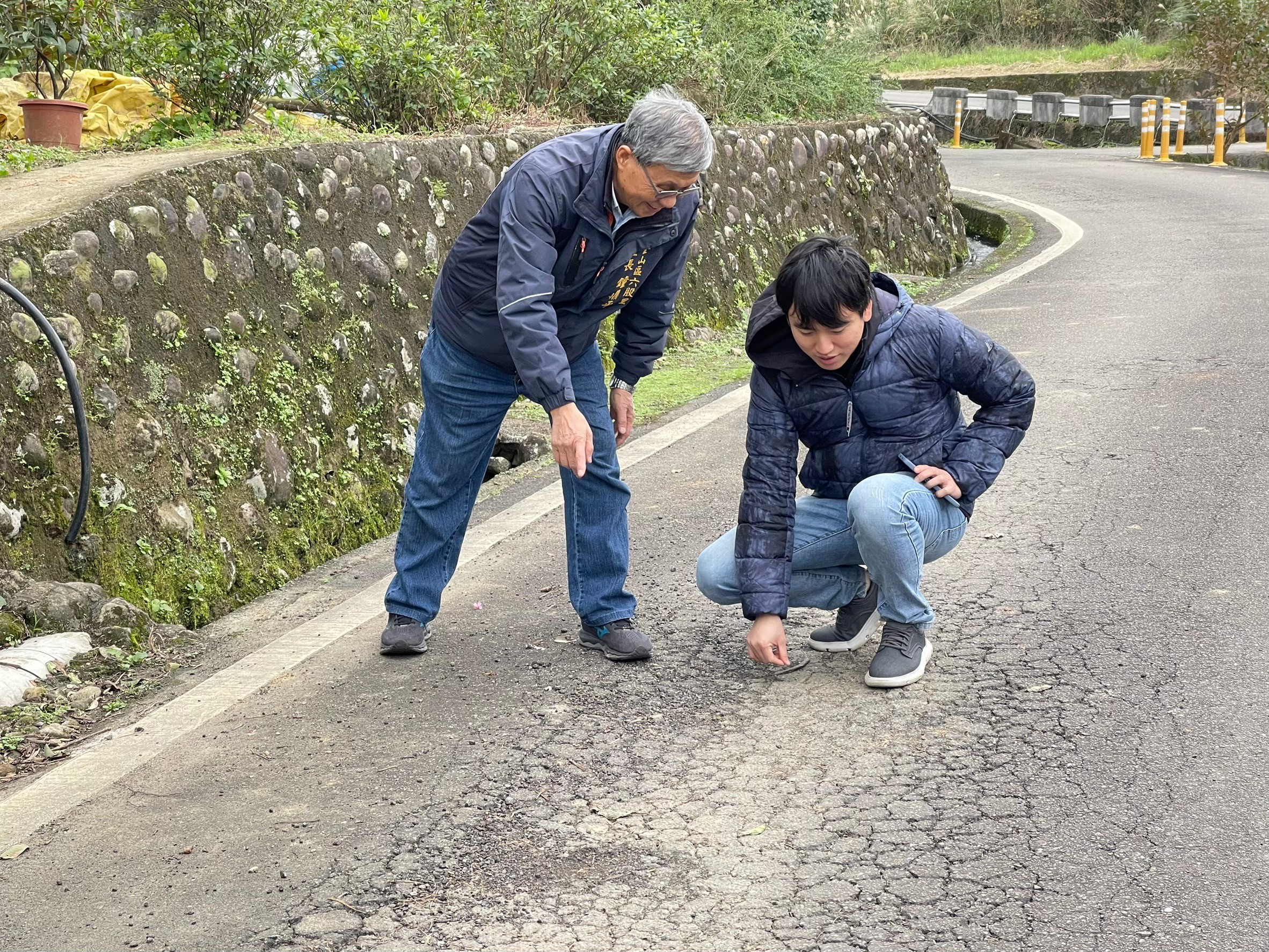 金山區六股里聯絡道路改善前1