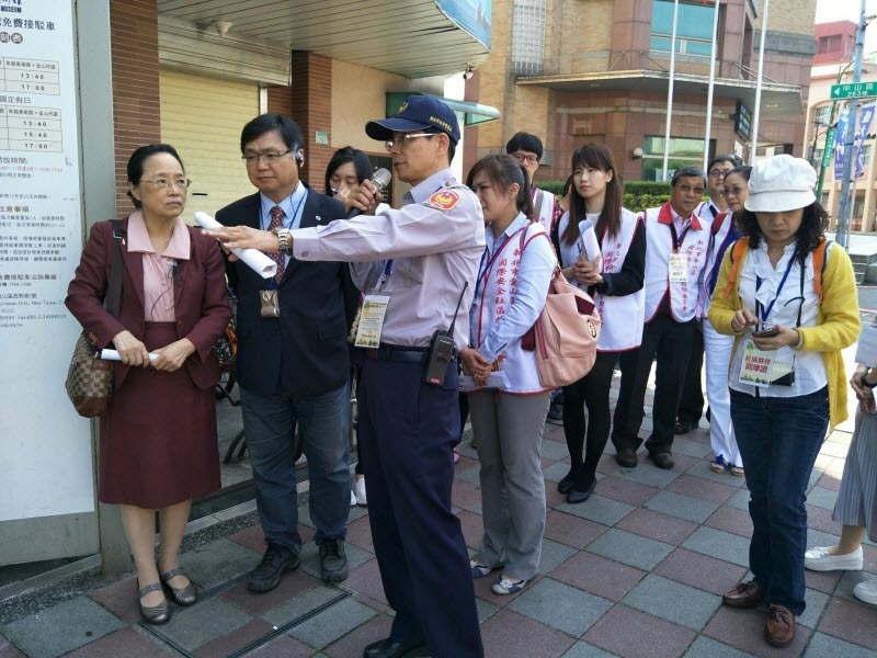 道路交通安全-中山路人行道實地訪查